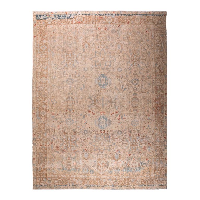 Alfombra Vintage Antique Beige/Rojo