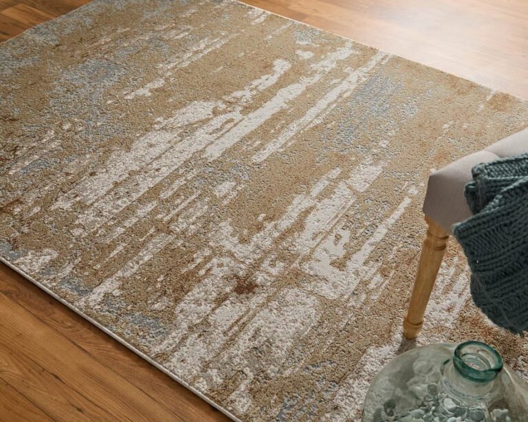 Alfombra Aura Beige/Gold