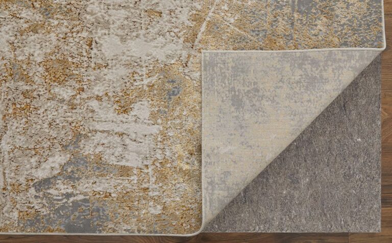 Alfombra Aura Gold/Gray